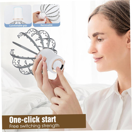 Electric Scalp Massager with 12 Claws – Rechargeable Head Massage Tool, 3 Massage Modes for Relaxation & Daily Scalp Care
