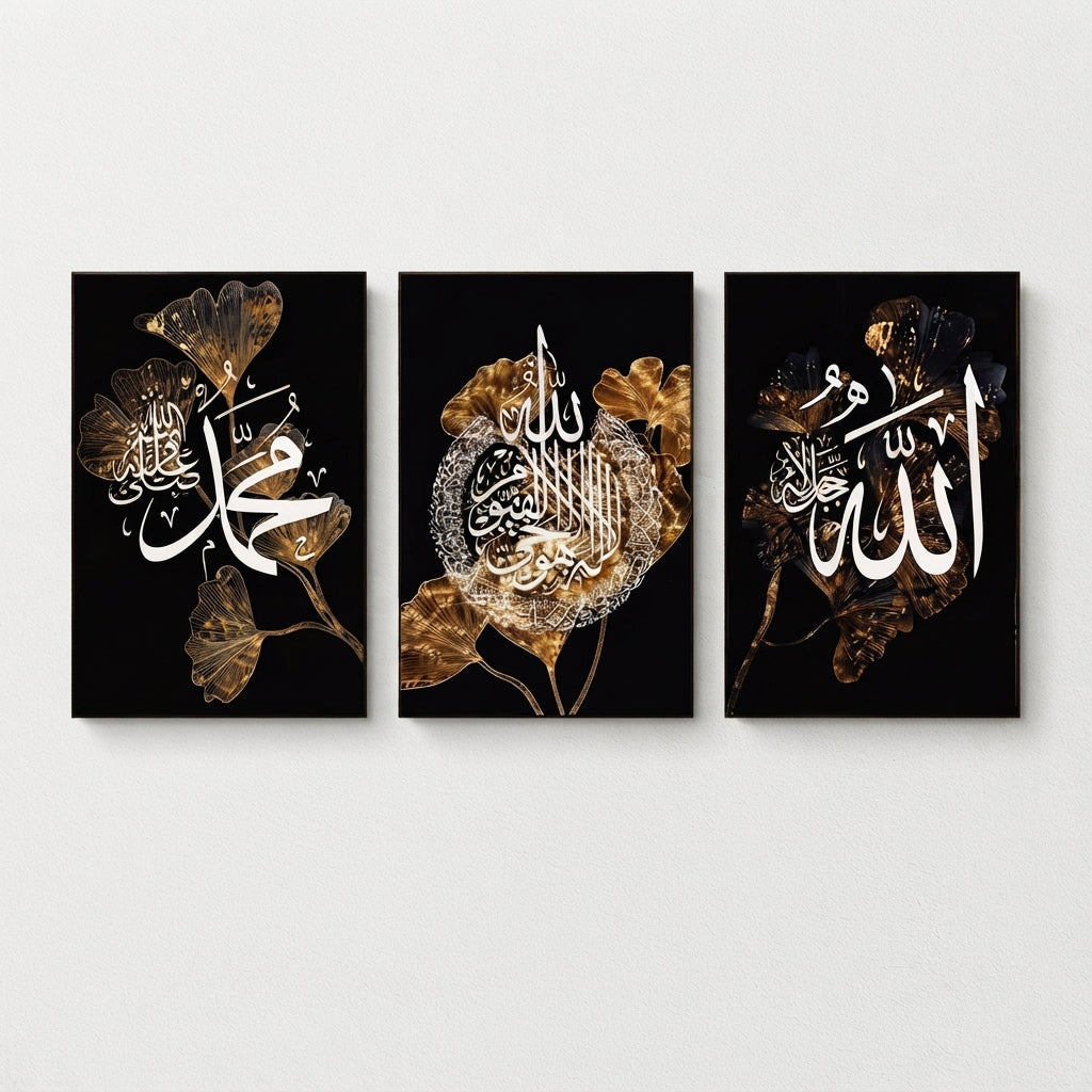 Set Of Premium Wall Art Photo Tiles - Home Decor Accessory Designed For Interior Styling